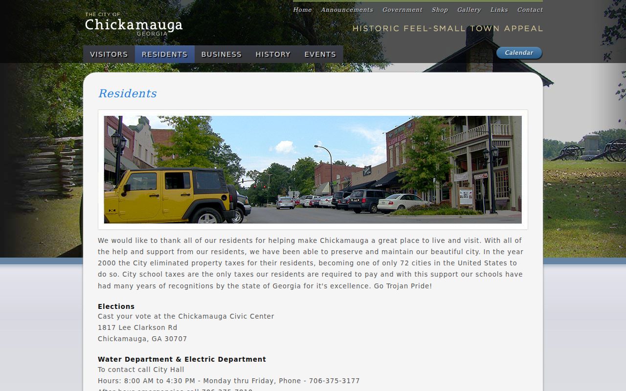 Chickamauga court docket City Hall and clerk information